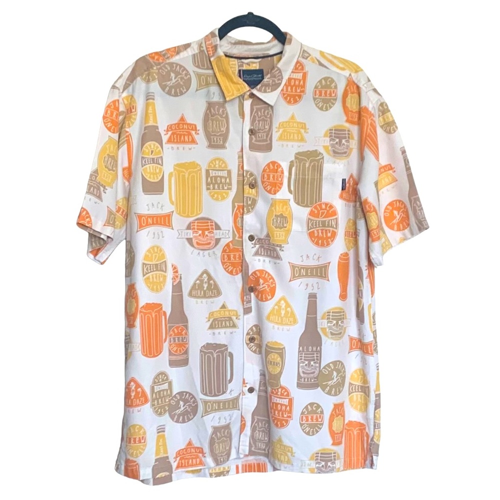 Jack O’Neill Collection Hawaiian Short Sleeve Shirt Sz L